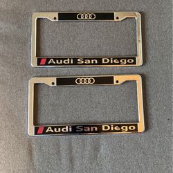 Audi Plate Covers 