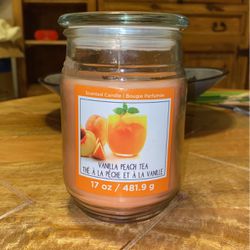 Vanilla Peach Tea Candle