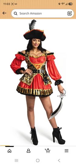 Women's Small Spanish Pirate Costume $20