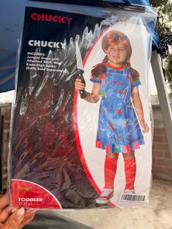 Chucky Toddler Halloween Costume Size 5T-6T