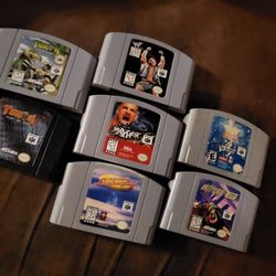  7 nintendo 64 games lot All Working Perfectly. 