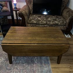 Vintage Oak Drop Leaf Table