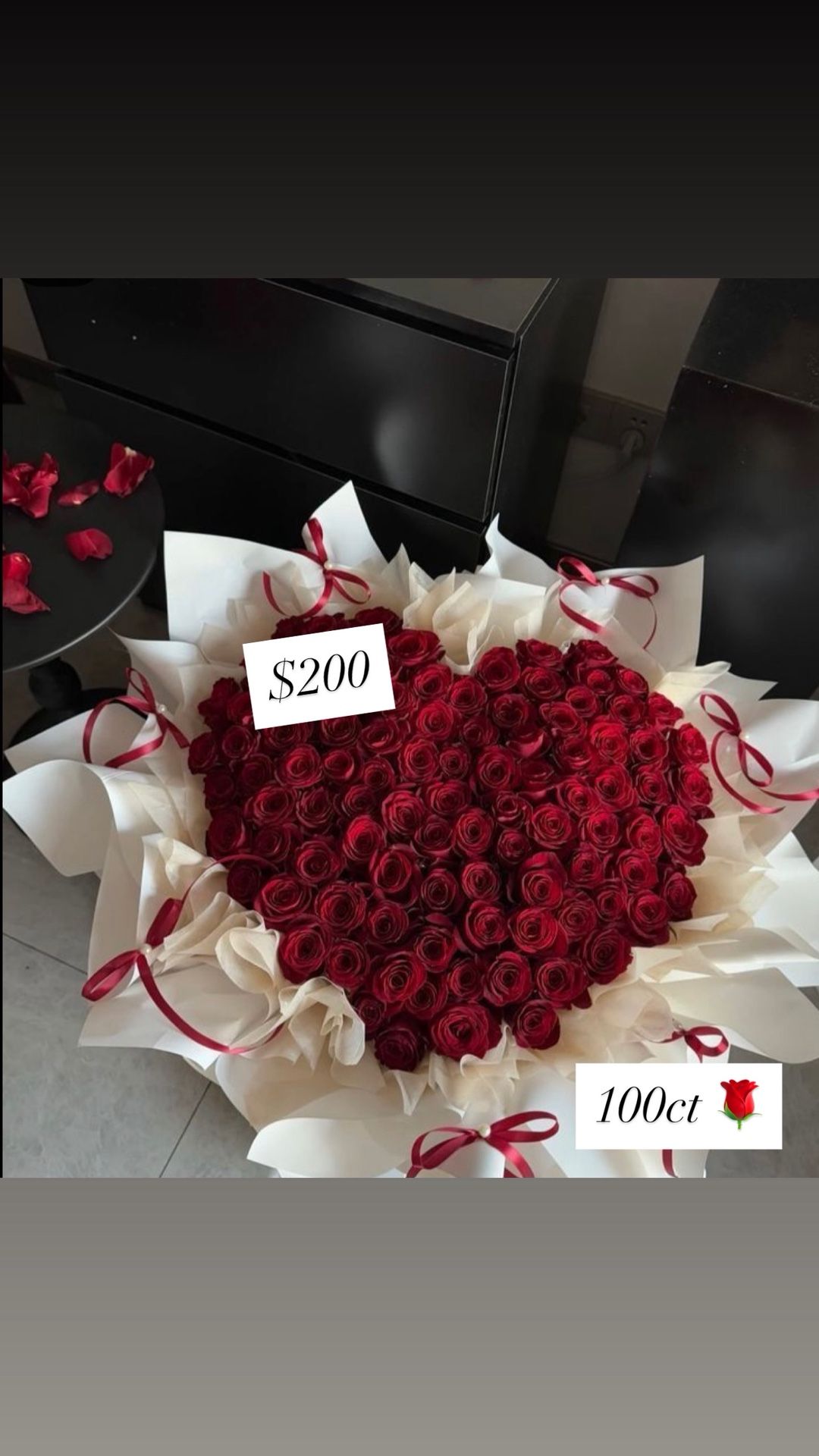 Heart bouquet