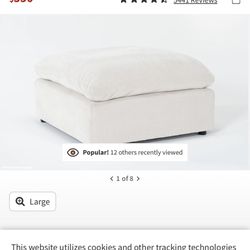 Living Space Ottoman (only) 