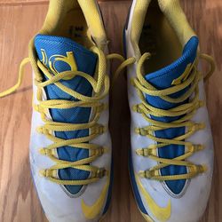 Nike KD Basketball Shoes – Size 9 🔥 Blue/Yellow Colorway