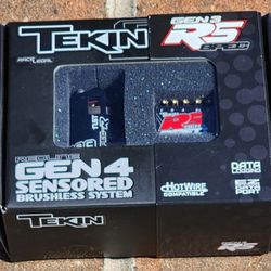 New In Box Tekin Rs Spec Gen 3 Esc W/ 17.5t Motor Gen 4 Combo 