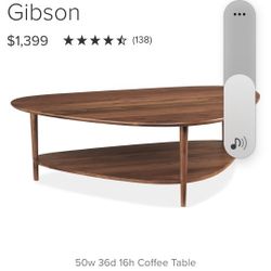 Room and board coffee table