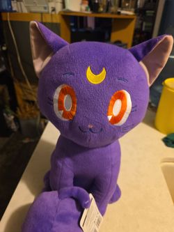 Sailor moon luna cat plush