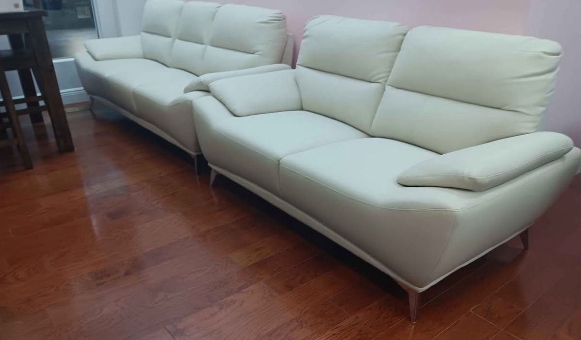 Black Friday sale now. Valencia cream color sofa and loveseat set only $799. Easy finance option. Same-day delivery.
