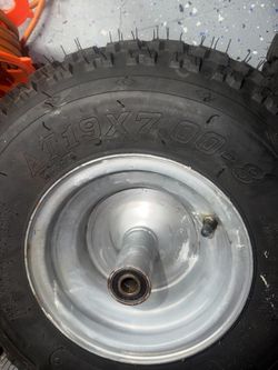 19x7.00-8 tire and rim