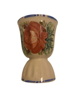 Vintage Hand-Painted (Italian) Egg Cup