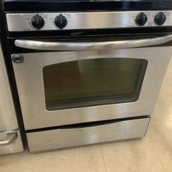 GE 4 Burner Gas Stove Stainless Steel Working Perfectly 4 Months Warranty 