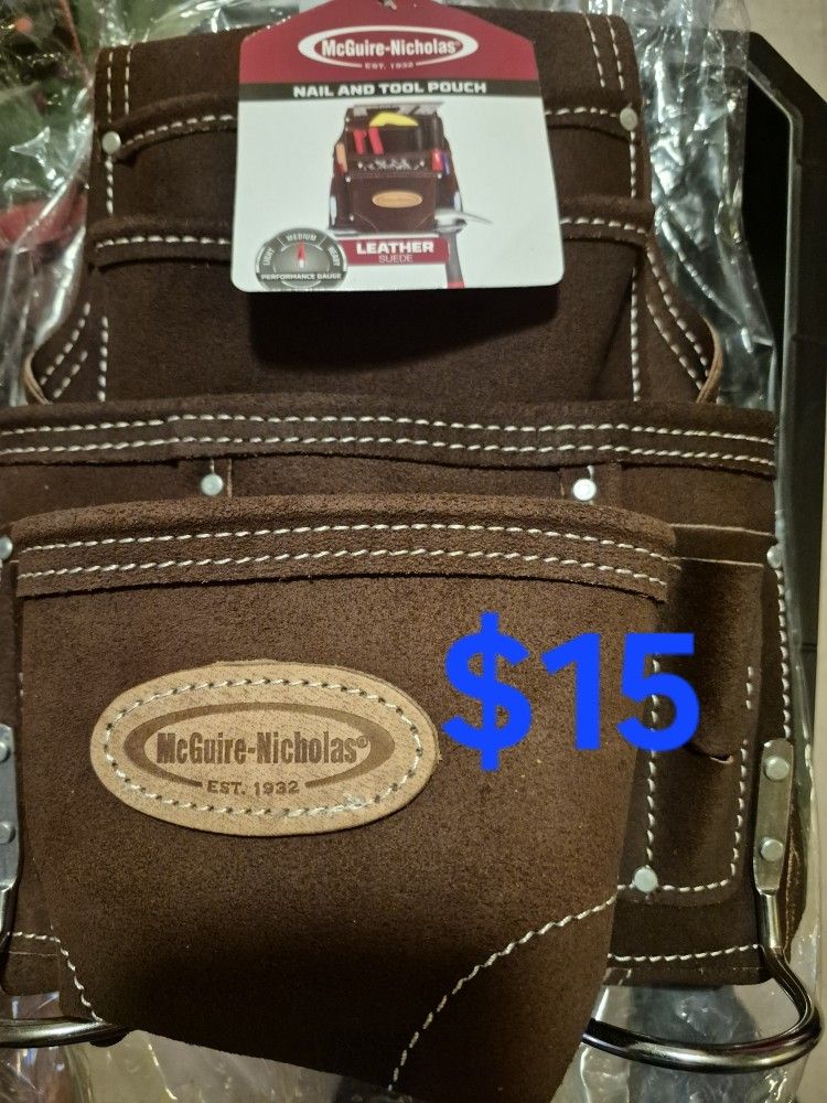 Contractor Leather Tool Pouch