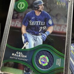 🔥 FOR SALE – CAL RALEIGH /99 GAME-USED RELIC 🔥