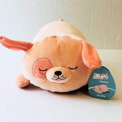 Squishmallow Sleep A Mallows Drella The Dog Orange 12" Sleeping Plush