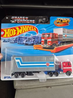 Hot wheels optimus prime