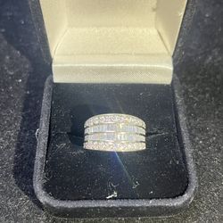 14kt Iced Out 2ct Diamonds White Gold Ring
