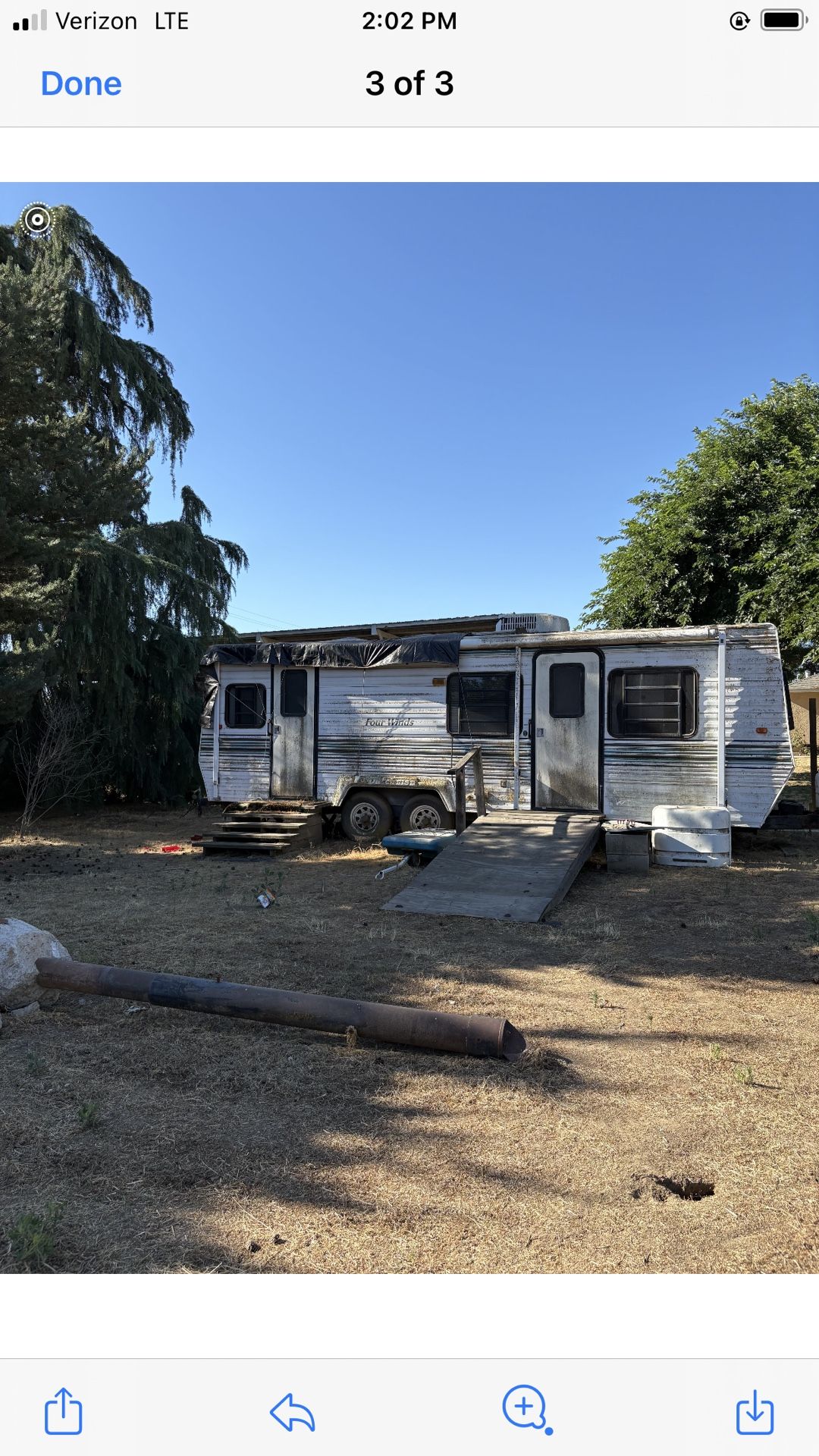 20 Ft Four Winds Travel Trailer