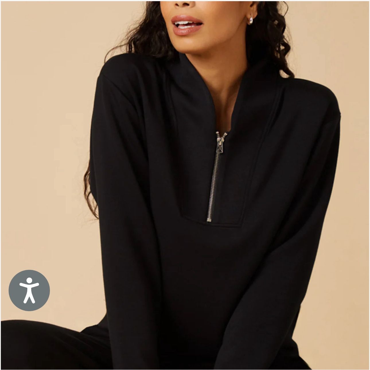 Softies Dreamtech 1/4 Zip Joggers Set Sz Med