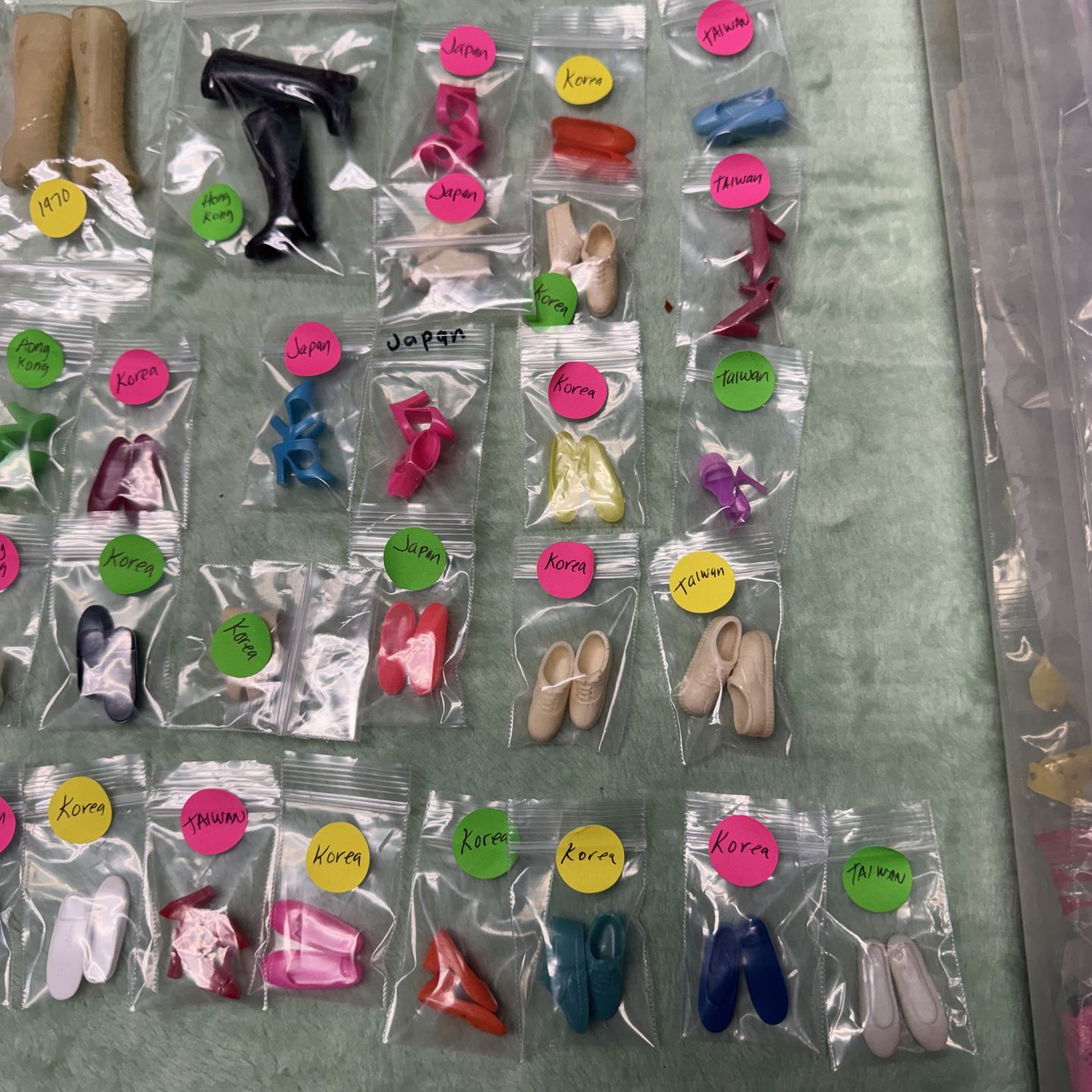 Lots of Vintage Barbie Shoes