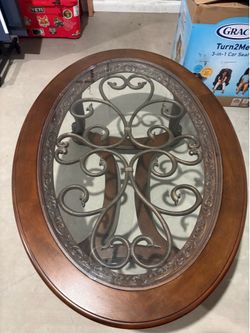 Wooden coffee table