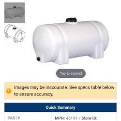 NSF Ace Roto Mold 65 Gal Water Seal Coat Tank 708943QKTS (7587) Loc Del Avl Pu Oakbrook 🙂❤️✝️🇺🇲