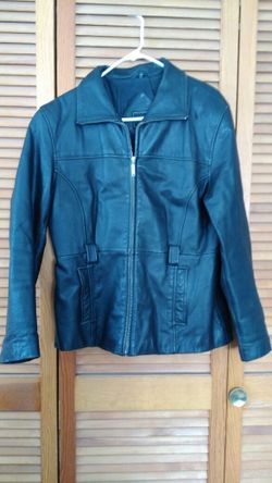 Outbrook brand leather jacket sz lg