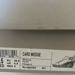 Brand New Never Worn Card Wedge Women's Shoes