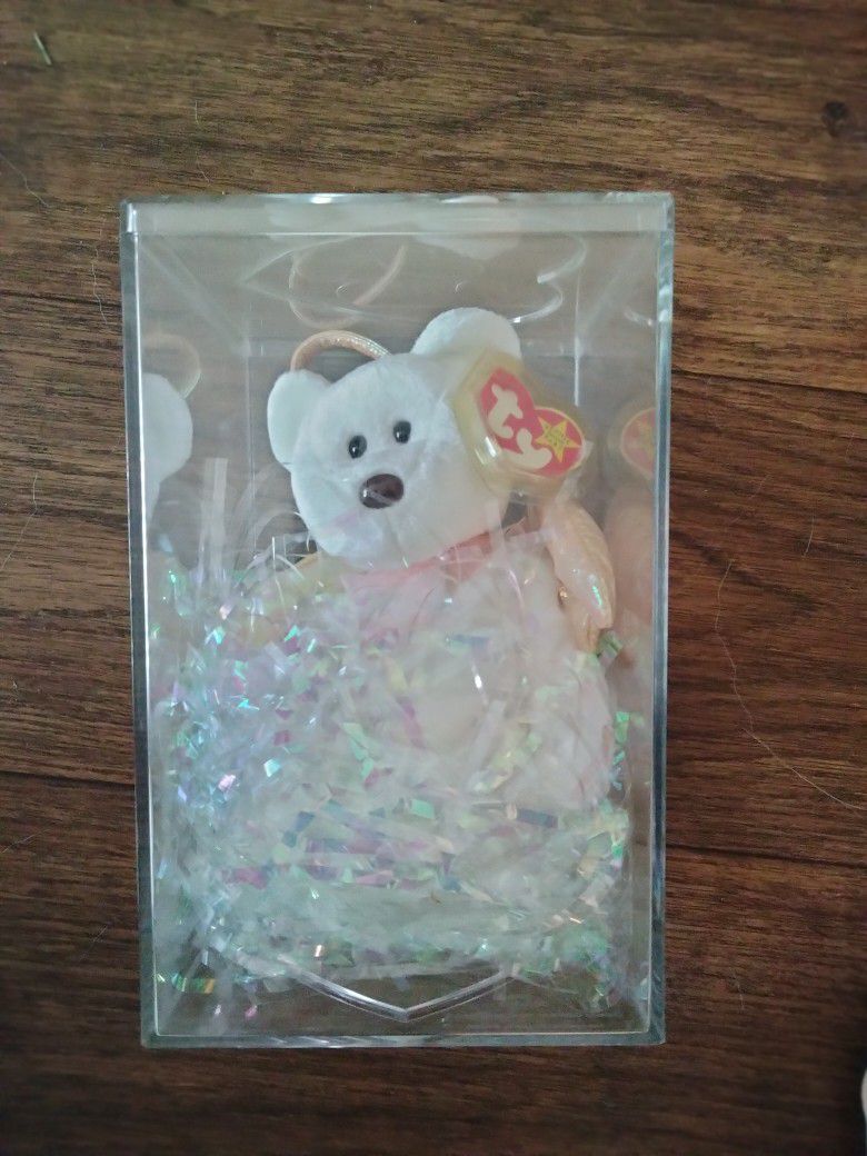 Beanie Baby Bear (Halo) (NEW) In Box Mint Condition 