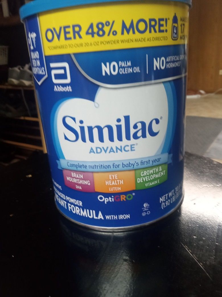 SIMILAC ADVANCE I NFANT FORMULA WITH IRON