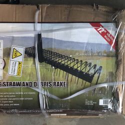 Field Tuff  72” Straw And Debri Rake