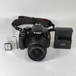 Canon EOS Rebel T2i DSLR Camera with EF-S 18-55mm 3.5-5.6 IS II Lens & Charger