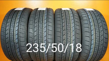 4 New Tires For Sale 235/50/18 We Service Motorcycle Tires