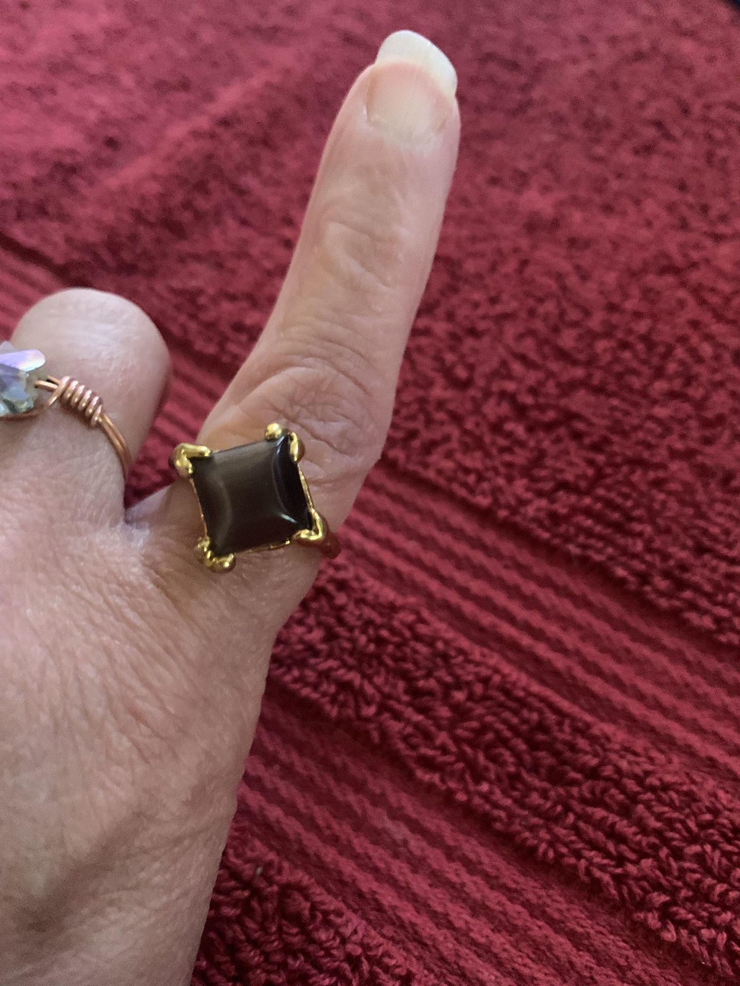 Smoky Quartz /Gold Ring