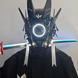 Cyberpunk Helmet For Halloween 