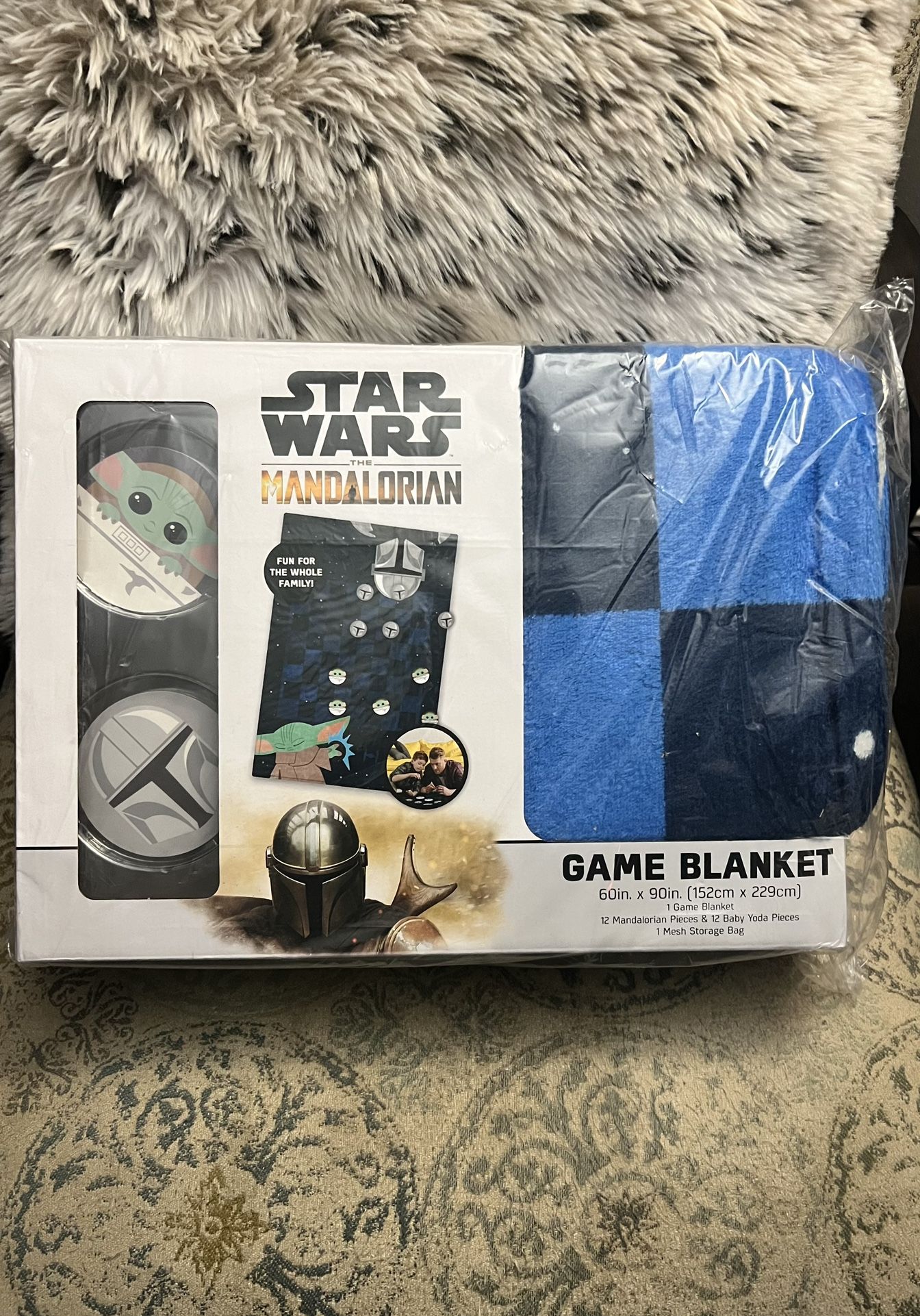 STAR WARS THE MANDALORIAN GAME BLANKET