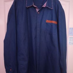 Men Denim Type Shirt Size 3XL