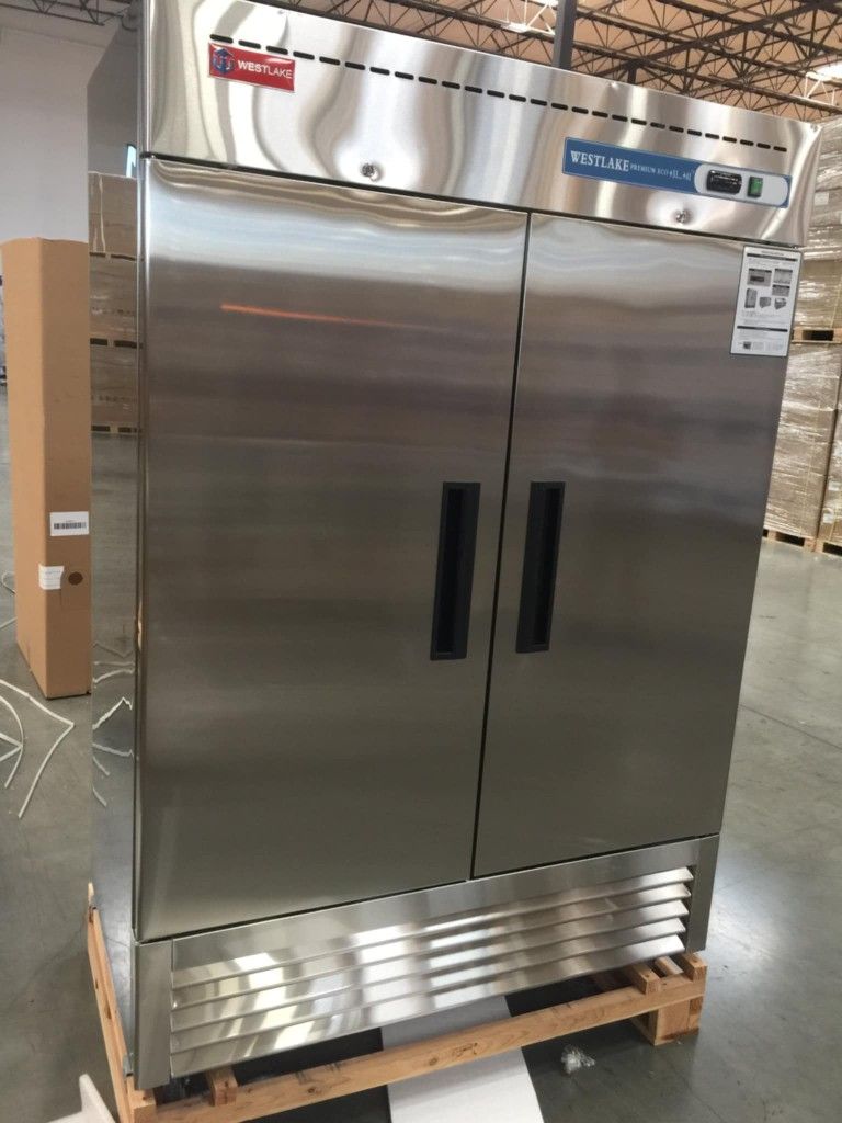 Double Door Stainless Steel Refrigerator