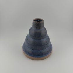 JO Home Blue Ceramic Bud Vase Modern Decorative Vase