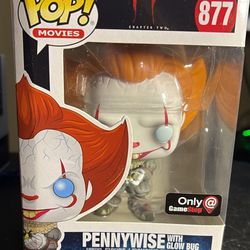 Funko Pop! Movies 877 Pennywise W/ Glow Bug from IT Chapter 2