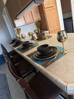 Teal Seashell Shaped Placemat