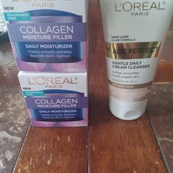 Loreal Collagen Moister Filler And Cream Cleanser