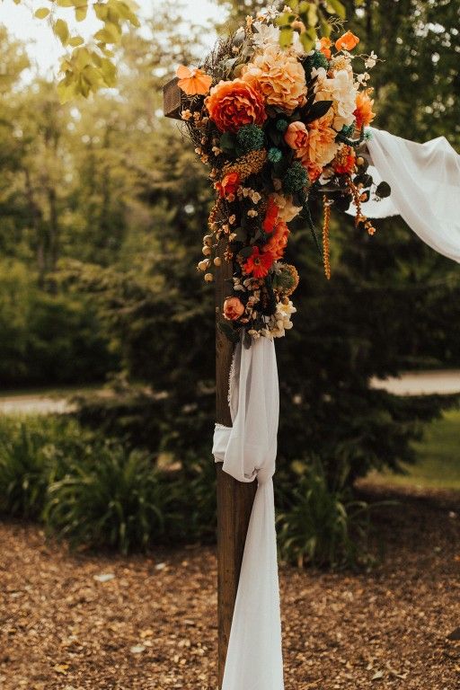 Large Artificial Floral Swag For Wedding Arch (35in Long)