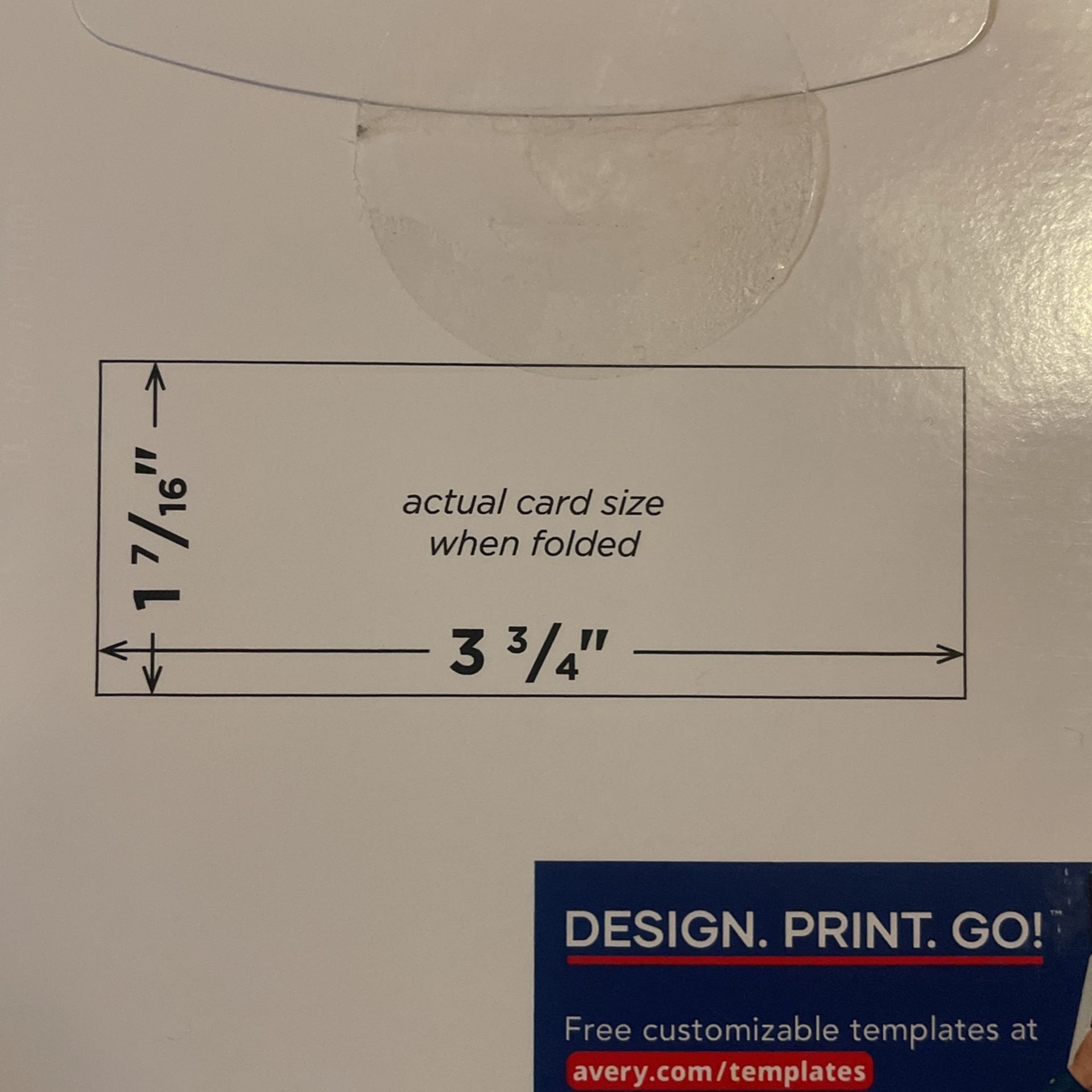 Avery Printable Place Cards