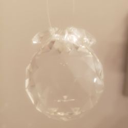 Hanging Three Piece Glass Crystal