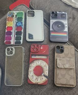 I-Phone 14 plus phone cases ALL for 8 for $16   $3 each