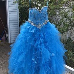 BEAUTIFUL TURQUOISE LONG DRESS 👗 