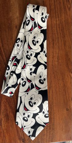 100% silk Balancine vintage Mickey Mouse tie