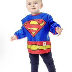 Superman Sleeved Bib