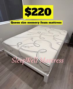 Queen Size memory foam mattress